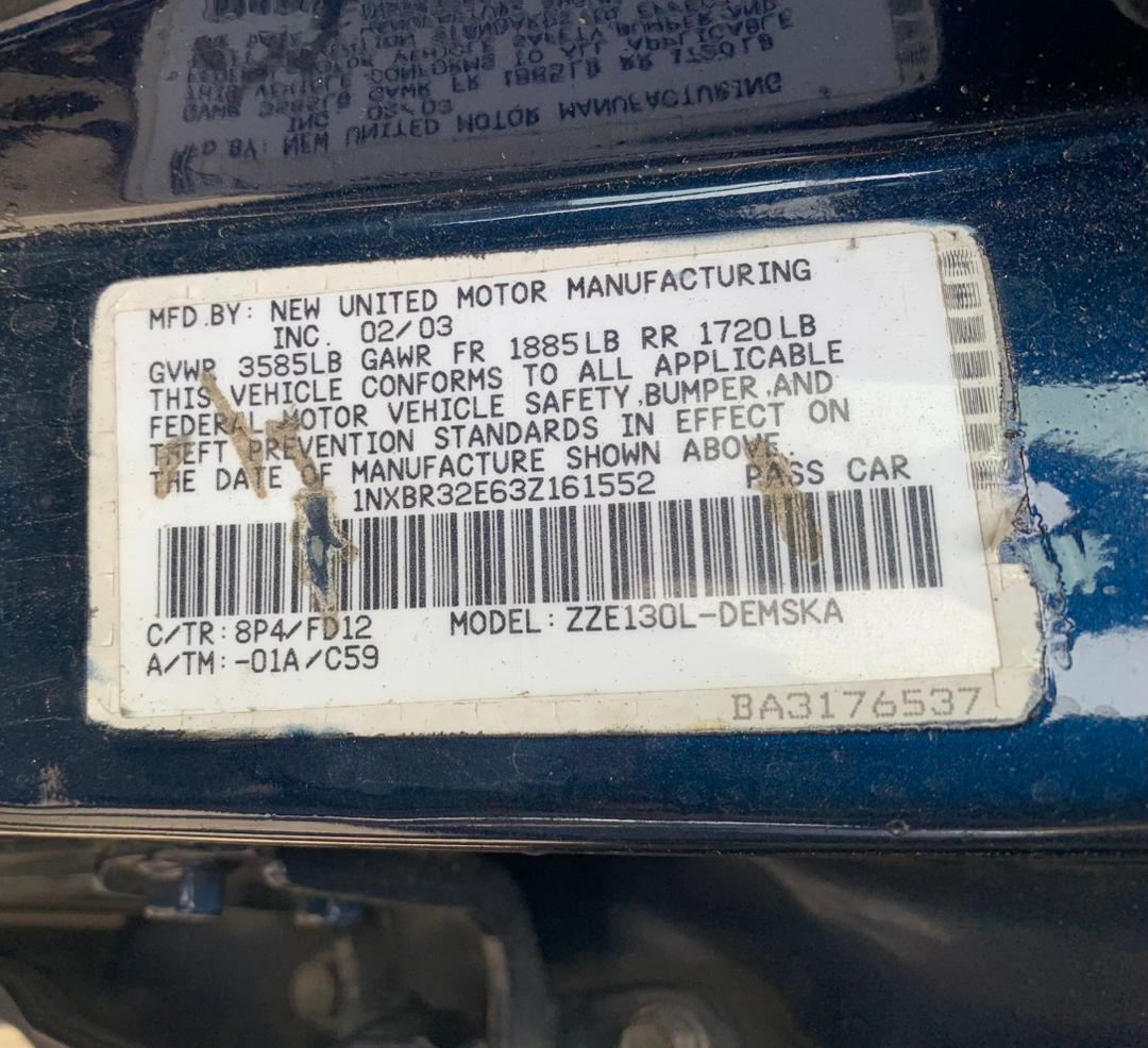 TOYOTA COROLLA _ 